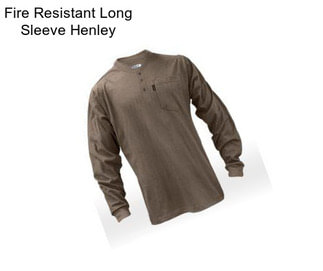 Fire Resistant Long Sleeve Henley