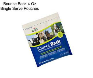 Bounce Back 4 Oz Single Serve Pouches