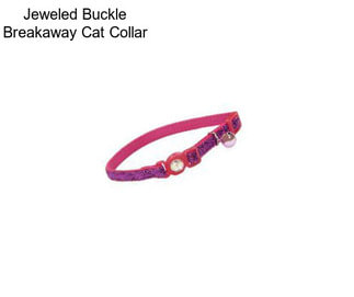 Jeweled Buckle Breakaway Cat Collar