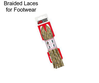 Braided Laces for Footwear