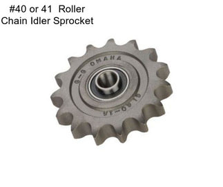 #40 or 41  Roller Chain Idler Sprocket