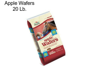 Apple Wafers 20 Lb.