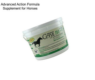 Advanced Action Formula Supplement for Horses