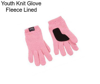 Youth Knit Glove Fleece Lined