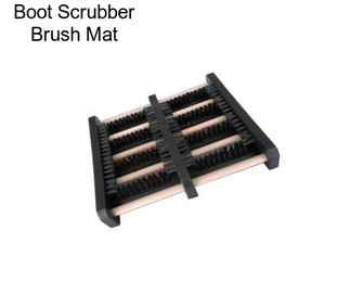 Boot Scrubber Brush Mat