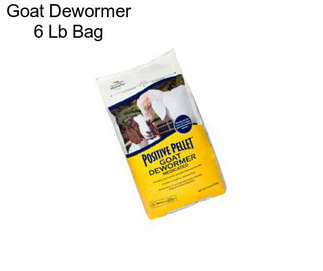 Goat Dewormer 6 Lb Bag