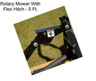 Rotary Mower With Flex Hitch - 5 Ft.