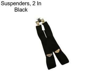 Suspenders, 2 In Black