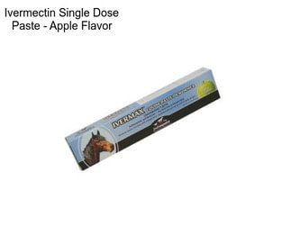 Ivermectin Single Dose Paste - Apple Flavor