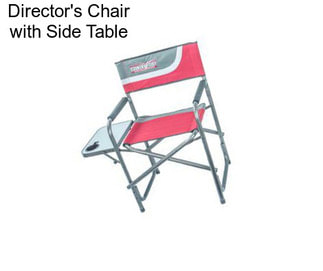Director\'s Chair with Side Table