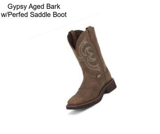 Gypsy Aged Bark w/Perfed Saddle Boot