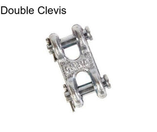 Double Clevis