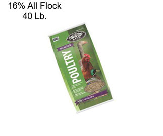 16% All Flock 40 Lb.