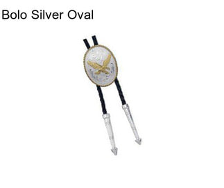 Bolo Silver Oval