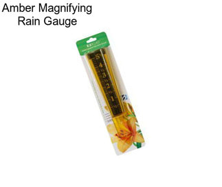 Amber Magnifying Rain Gauge