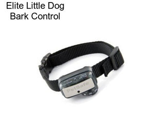 Elite Little Dog Bark Control