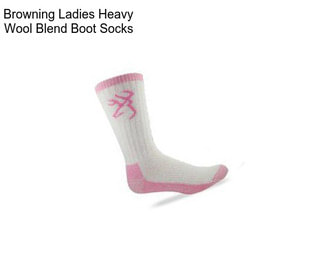 Browning Ladies Heavy Wool Blend Boot Socks