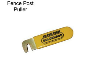 Fence Post Puller