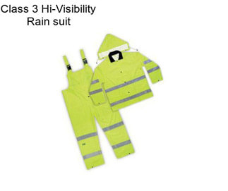 Class 3 Hi-Visibility Rain suit