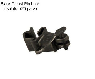 Black T-post Pin Lock Insulator (25 pack)