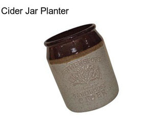Cider Jar Planter
