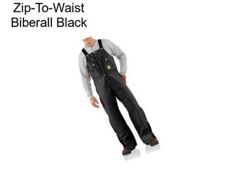 Zip-To-Waist Biberall Black