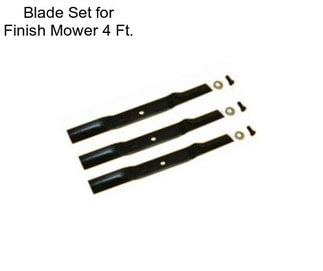 Blade Set for Finish Mower 4 Ft.