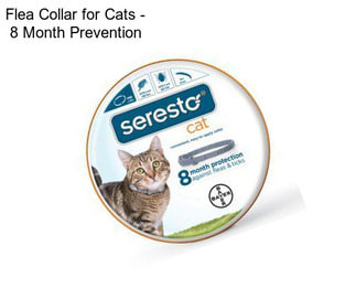 Flea Collar for Cats - 8 Month Prevention