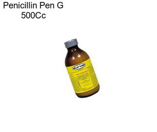 Penicillin Pen G 500Cc