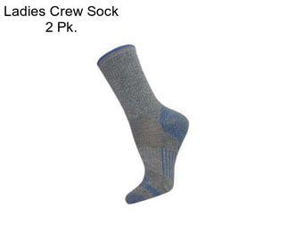 Ladies Crew Sock 2 Pk.