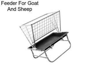 Feeder For Goat And Sheep