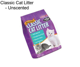 Classic Cat Litter - Unscented