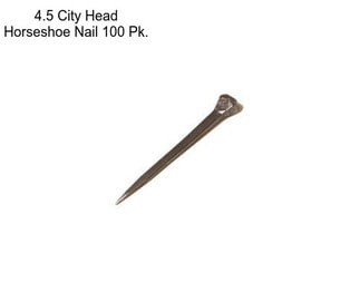 4.5 City Head Horseshoe Nail 100 Pk.