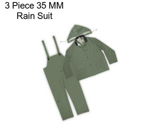 3 Piece 35 MM Rain Suit