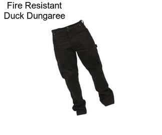 Fire Resistant Duck Dungaree