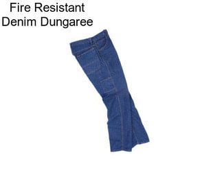 Fire Resistant Denim Dungaree