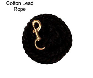 Cotton Lead Rope