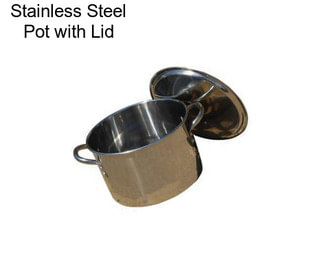 Stainless Steel Pot with Lid