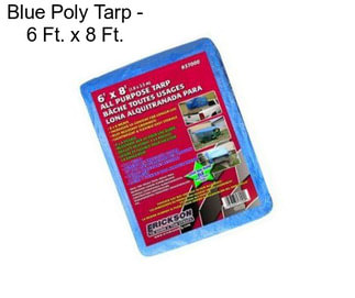 Blue Poly Tarp - 6 Ft. x 8 Ft.