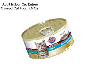 Adult Indoor Cat Entree Canned Cat Food 5.5 Oz.