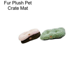 Fur Plush Pet Crate Mat