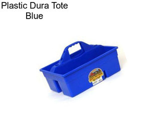 Plastic Dura Tote Blue