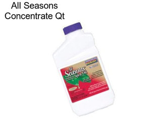 All Seasons Concentrate Qt