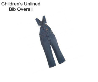 Children\'s Unlined Bib Overall