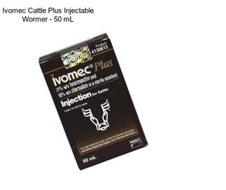 Ivomec Cattle Plus Injectable Wormer - 50 mL