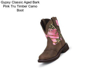 Gypsy Classic Aged Bark Pink Tru Timber Camo Boot