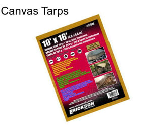 Canvas Tarps