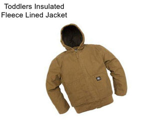 Toddlers Insulated Fleece Lined Jacket