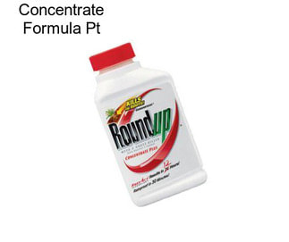 Concentrate Formula Pt