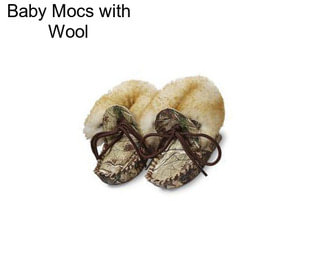 Baby Mocs with Wool